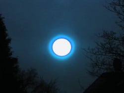 Materie und Mensch Sonnenaufgang