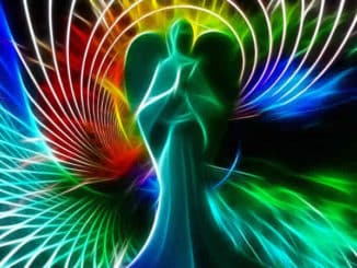 Weihnachten - bunter Engel