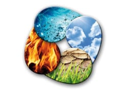 Baum des Lebens vier Elemente