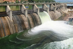 Staumauer-Fluss-damm