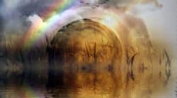 Abgründe des Leidens regenbogen wasser mystik rainbow
