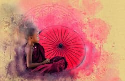 spiritueller Lehrer-junge-buddha