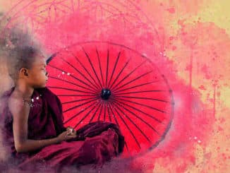 spiritueller Lehrer-junge-buddha