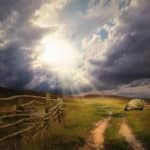 Ans Ziel kommen fantasie licht himmel