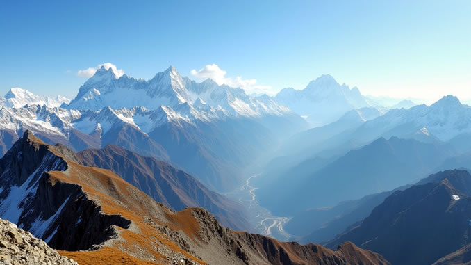 Himalaya Bergpanorama