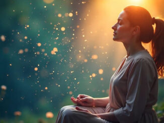 Sehnsucht einer Frau nach Spiritualität wird gestillt