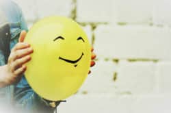 Gelassenheit macht das Leben leichter balloon smilley