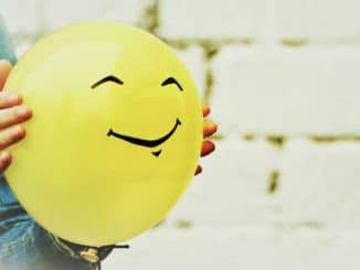 lachender Luftballon