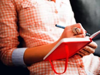 frau-lesen-schreiben-zug-female