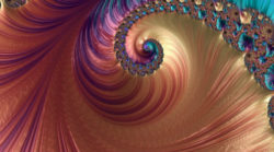 Zeit und Universum linear oder zyklisch fractal Verhalten Schwingung