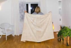 Bio Baumwolldecken natur apricot siebert daniela Knipper Achtsamkeit