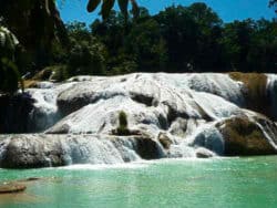 reisebericht mexiko-Kukulkan Reisen kleiner wasserfall
