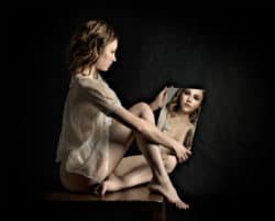 Seelengefährten frau im spiegel