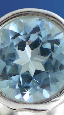 Aquamarin-ring