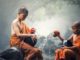 junge buddhisten ueben bewusstsein buddhist