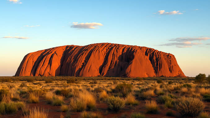 Aborigines Aktivierung Berg Uluru