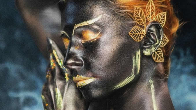 gesicht malerei body painting
