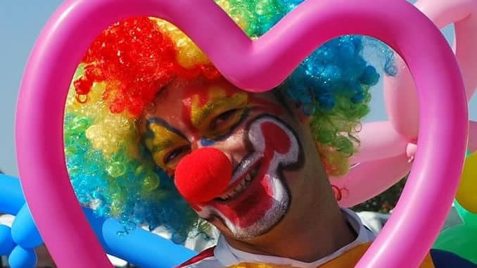 Clown-maske