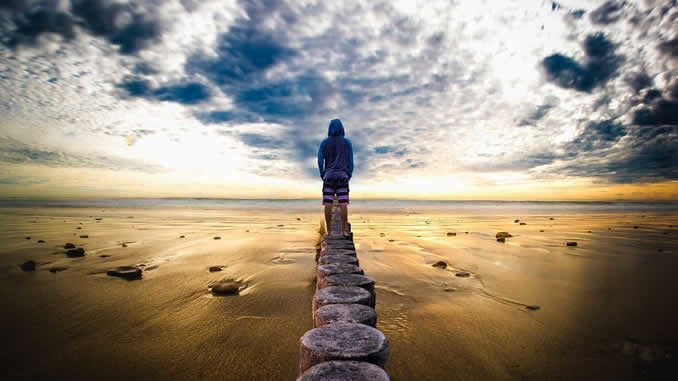 horizont-wasser-mann-ebbe-man