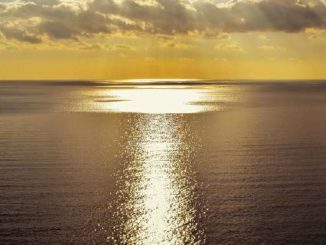 meer weg licht path of light