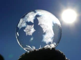 Sonne Licht soup bubble