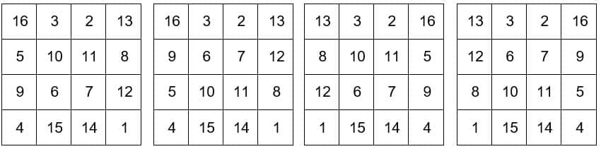 AMORC magisches quadrat