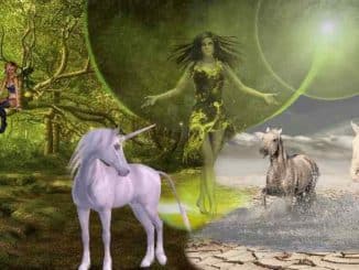 frau einhorn fantasy