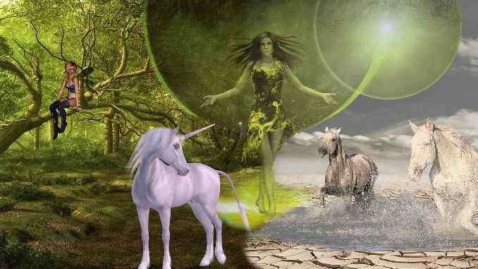 frau einhorn fantasy