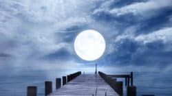 Sehnsucht und die Rückkehr zum Ursprung steg meer mond 