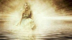 Lichtkörper frau wasser aura girl