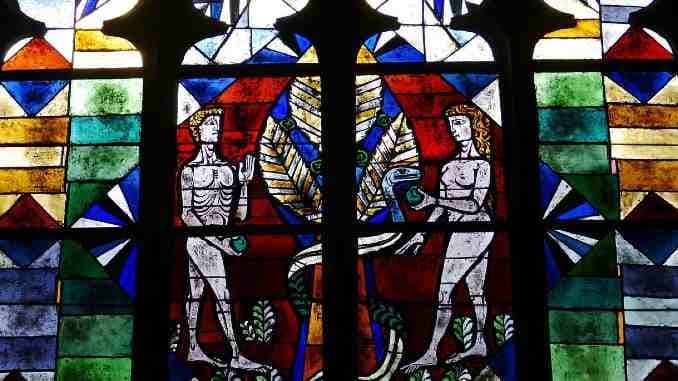 todsuende church window