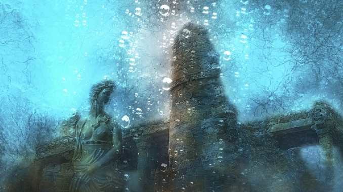 ruinen unter wasser atlantis