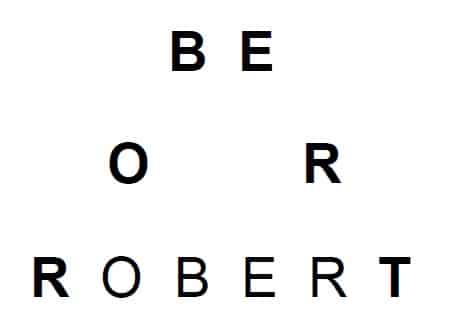 Buchstaben Alphabet Robert
