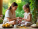Naturkosmetik selber machen mit Mutter und Tochter