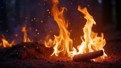 Feuerzeremonie am Lagerfeuer