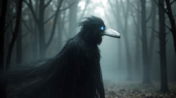 Geister im Wald hier als Vogel