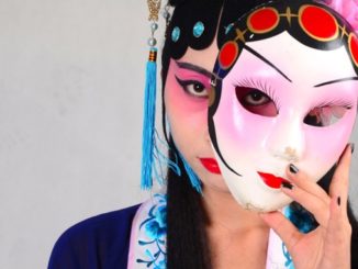 Wer bin ich Frage Maske Identität selbst peking-opera