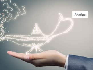 anzeige wuensche wunderlampe hand