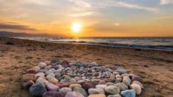 Einzahlen auf das Glückskonto steine sonne meer