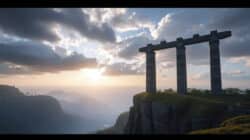 Bedeutungder  Dunklen Nacht der Seele Ruine vor dem Himmelstor