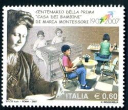 Kosmische Erziehung MONTESSORI Briefmarke