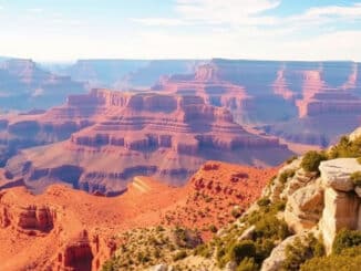 Reise in die USA im Bild ein Canyon