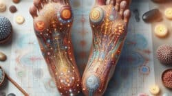 Fußreflexzonenmassage Reflexzonenpunkte am Fuß