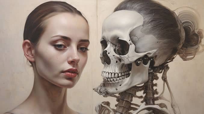 Lasst uns über den Tod sprechen Leben und Tod stehen sich gegenüber