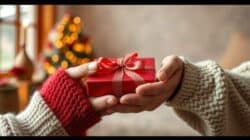 Bewusst schenken weise Botschaft für den Monat Dezember