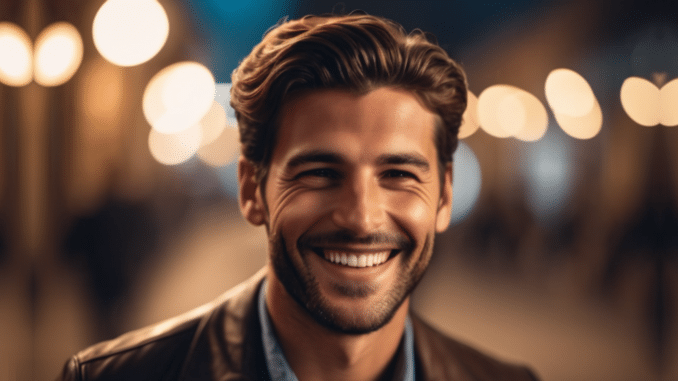 innere Anteile Mann Mensch der sich frei fühlt