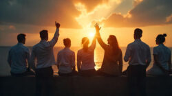 Gesellschaft von morgen im spirituellen Wertewandel am Beispiel einer Gruppe am Strand