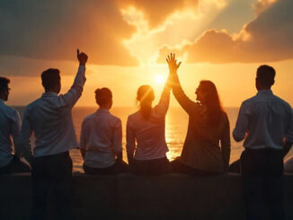 Gesellschaft von morgen im spirituellen Wertewandel am Beispiel einer Gruppe am Strand