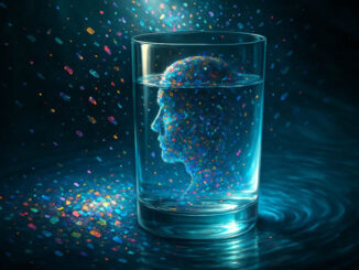 Mikroplastik im Wasserglas