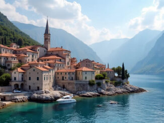 Montenegro vom Wasser aus
